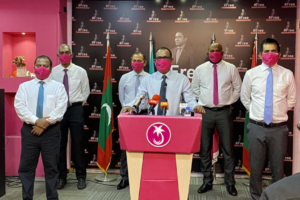 Senior officials of PPM/PNC opposition coalition